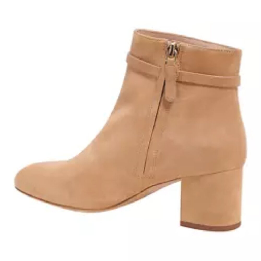 kate spade Light Fawn Knott Suede Side Bow Booties/NIB/9.5M - Picture 3 of 14